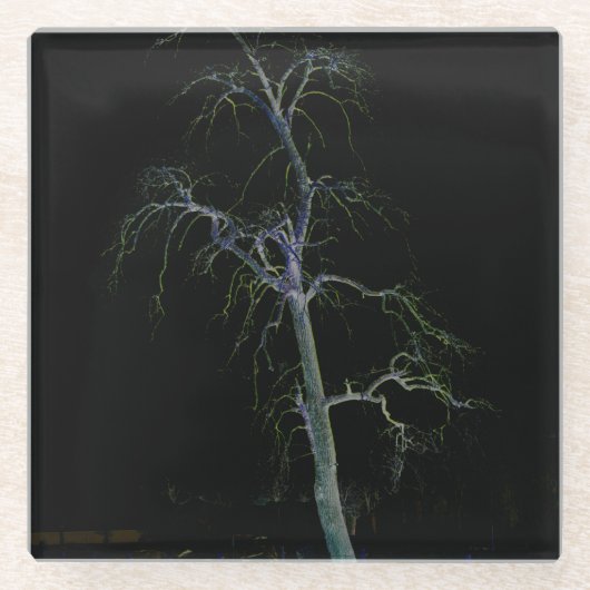 ダーク側8色 ガラスコースター (正面)