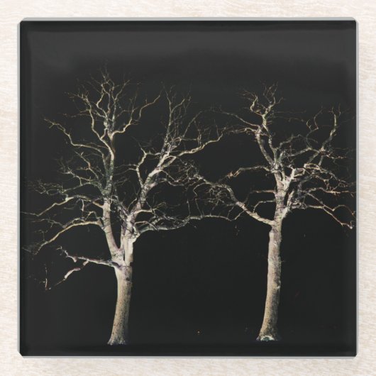 ダーク側9色 ガラスコースター (正面)