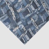 ダーク動揺してデニムパッチワークと組み合わせ 薄葉紙 (詳細)