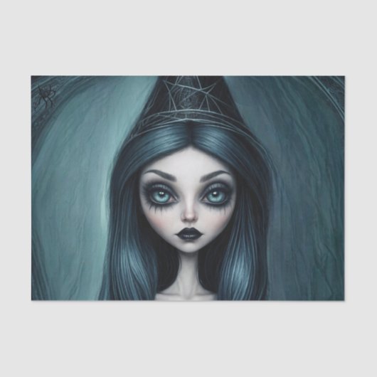 ダーク女神ウィッチデクページ紙 薄葉紙 (正面)