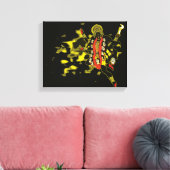 ダーク女神カリ キャンバスプリント (インサイチュ (リビング))