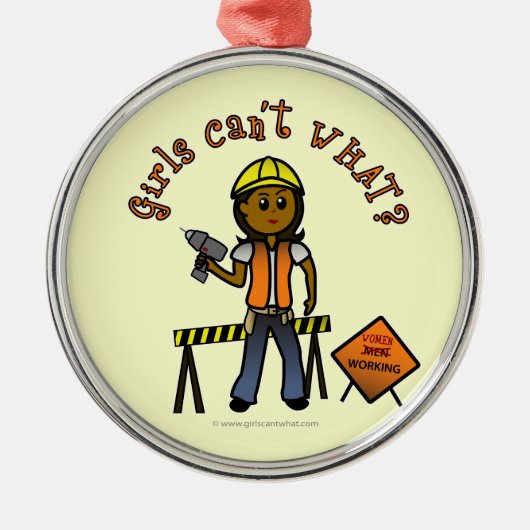 ダーク建築ガール メタルオーナメント (正面)