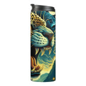 ダーク怒ジャガーファンタジーイラストレーション タンブラー (回転右)