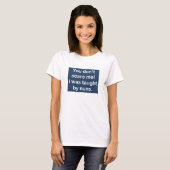 ダーク教えブ・ブルーの修道女によって Tシャツ (正面フル)