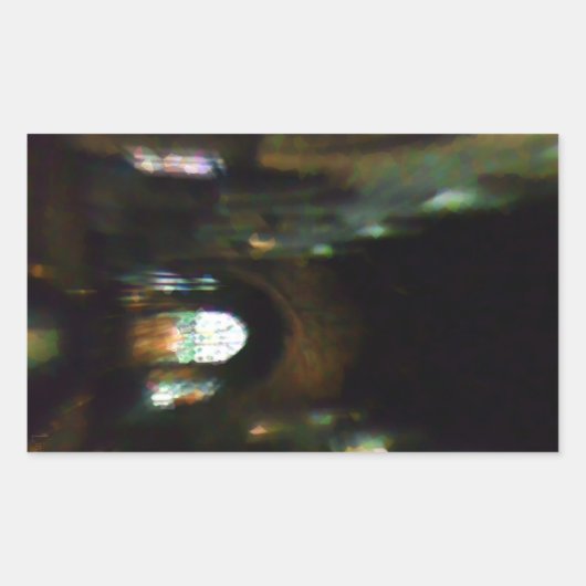 ダーク教会 長方形シール (正面)