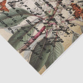 ダーク文字バタフライデクページティッシュペーパー 薄葉紙 (詳細)