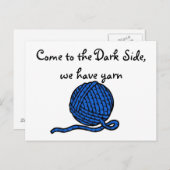 ダーク来サイドには、我々は糸を持っている ポストカード (正面/裏面)