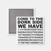 ダーク来ドーク側にはPi 3.14マグネットがある マグネット (正面/裏面)