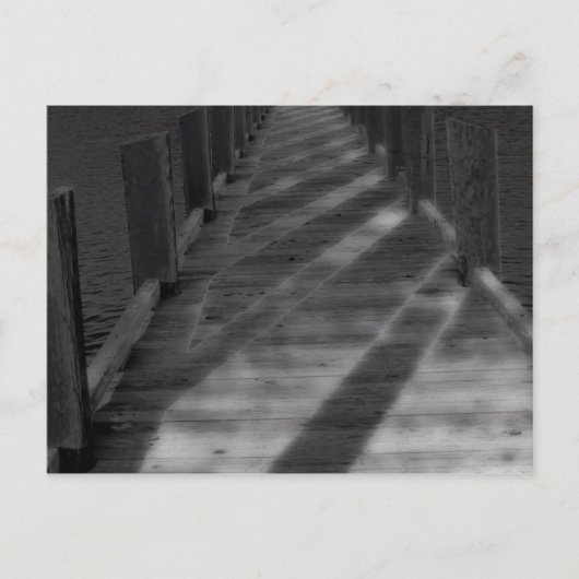 ダーク桟橋ポストカード ポストカード (正面)