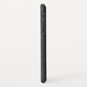 ダーク男らしグレーのブラッシュアルミニウム背景 Case-Mate iPhoneケース (裏面/左)