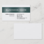ダーク石板グストライプレイチャーム名刺 名刺 (正面/裏面)