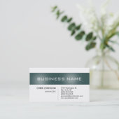 ダーク石板グストライプレイチャーム名刺 名刺 (スタンド正面)