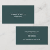 ダーク石板グレイユニークアメージング名刺 名刺 (正面/裏面)