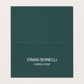 ダーク石板グレイユニークアメージング名刺 名刺 (外部フラット)