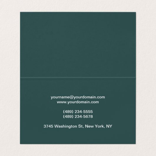 ダーク石板グレイユニークアメージング名刺 名刺 (内部フラット)