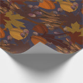 ダーク紅葉ドングルスブランチ ラッピングペーパー (角)