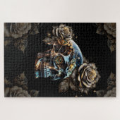 ダーク素晴らしスチームパンクスカル ジグソーパズル (横)