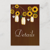 ダーク素朴イエローフローラメーソンジャース詳細 エンクロージャーカード (正面)