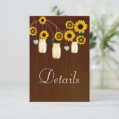 ダーク素朴イエローフローラメーソンジャース詳細 エンクロージャーカード (スタンド正面)