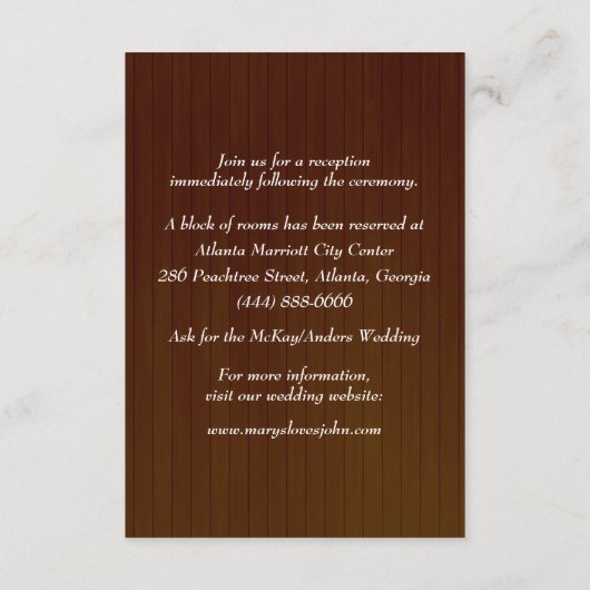 ダーク素朴イエローフローラメーソンジャース詳細 エンクロージャーカード (裏面)