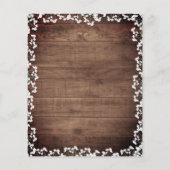 ダーク素朴ウッドのアドバイスに赤ん結婚坊の息 (裏面)