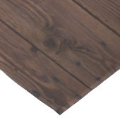 ダーク素朴ブラウンウッド木製カントリースタイル テーブルクロス (アングル)