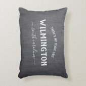 ダーク素朴リネンホームハウスほどの場所はない アクセントクッション (正面(垂直))