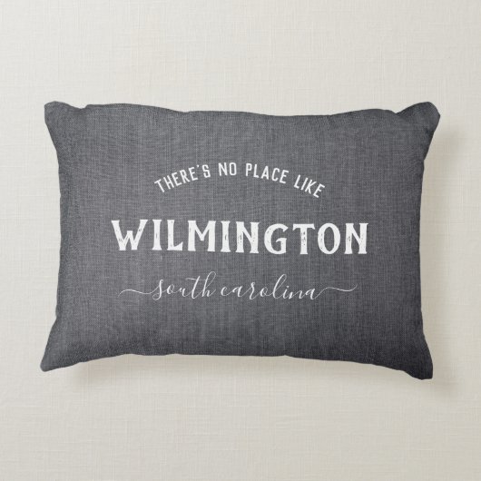 ダーク素朴リネンホームハウスほどの場所はない アクセントクッション (裏面)