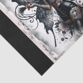 ダーク美しいゴシックアジア妖精タトゥー&ホイップ 薄葉紙 (詳細)