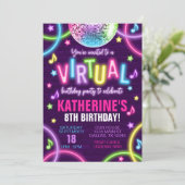 ダーク誕生日招待状 招待状 (スタンド正面)