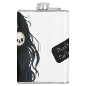 ダーク過ぎてデカフ – ゴシック様式の美学 フラスク (裏面)