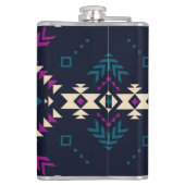ダーク部族ナバホ、ヴィンテージ幾何学的。 フラスク (裏面)