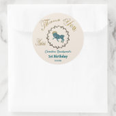 ダーク金ゴールドフローラエンボスアリー〔占星術の〕十二宮図 ラウンドシール (バッグ)