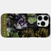 ダーク開花アンティーク Case-Mate iPhoneケース (裏面 (横))