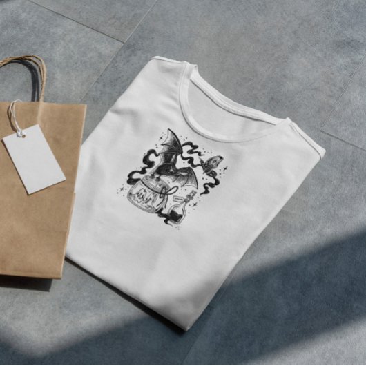 ダーク魔法こうもり Tシャツ