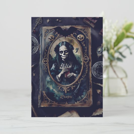 ダーク魔法ハローウィンパーティ 招待状 (スタンド正面)