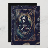 ダーク魔法ハローウィンパーティ 招待状 (正面/裏面)