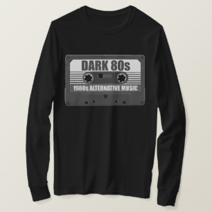 ダーク80年代カセットテープ ロングスリーブTシャツ Tシャツ