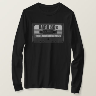 ダーク80年代カセットテープ ロングスリーブTシャツ Tシャツ