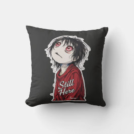 ダーク・アニメ "Still Here" 美学 ゴシックイラスト クッション