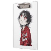 ダーク・アニメ "Still Here" 美学 ゴシックイラスト クリップボード (左)