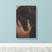 ダーク・アンダルシア語、アンダルシア語、馬術スペインの、 キャンバスプリント (インサイチュ (ウッドフロア))