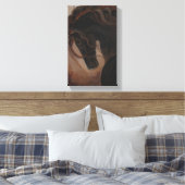 ダーク・アンダルシア語、アンダルシア語、馬術スペインの、 キャンバスプリント (インサイチュ (寝室))