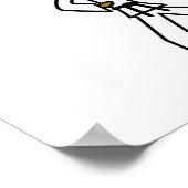 ダーク・ウォメンズ空手 ポスター (角)