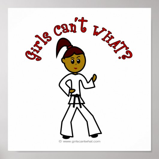 ダーク・ウォメンズ空手 ポスター (正面)