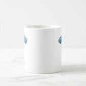 ダーク·ウーマン·スカイ·ダイビング コーヒーマグカップ (中央)