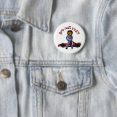 ダーク・ウーマン・レース・カー・ドライバー 缶バッジ (インサイチュ)