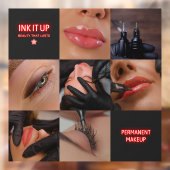 ダーク エステティック ビューティー パーマネント メイクアップ サロン ウィンドウサイン (シート2)