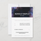 ダーク エレガント スペース ギャラクシー 天体 テーマ RSVP カー (正面)