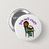 ダーク・コンピューター・ガール 缶バッジ (正面&裏面)